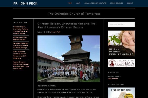 Site using Genesis Social Profiles Menu plugin