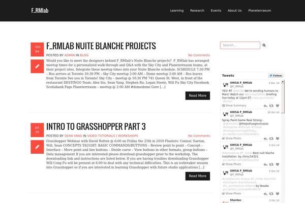 Vision theme site design template sample