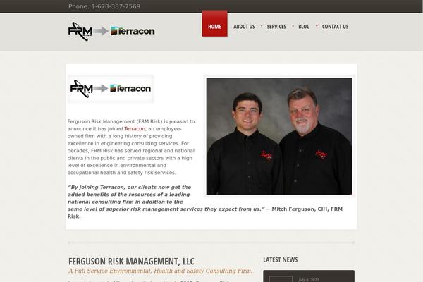 Blitz theme site design template sample