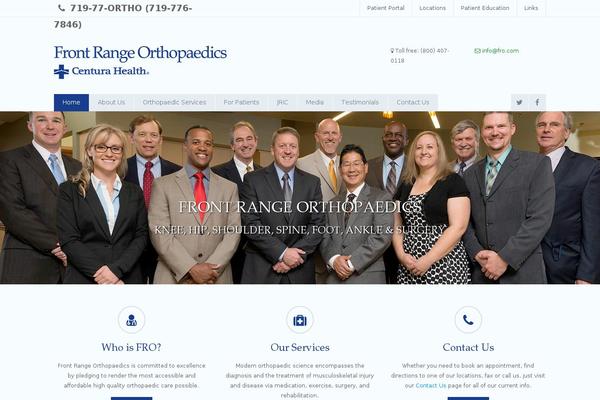 Riley theme site design template sample