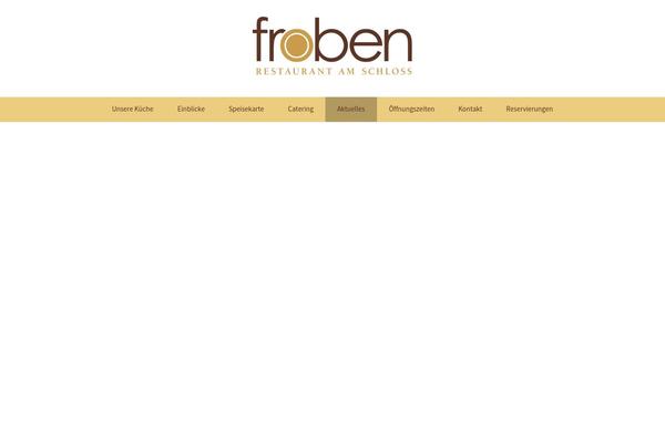Gourmet theme site design template sample