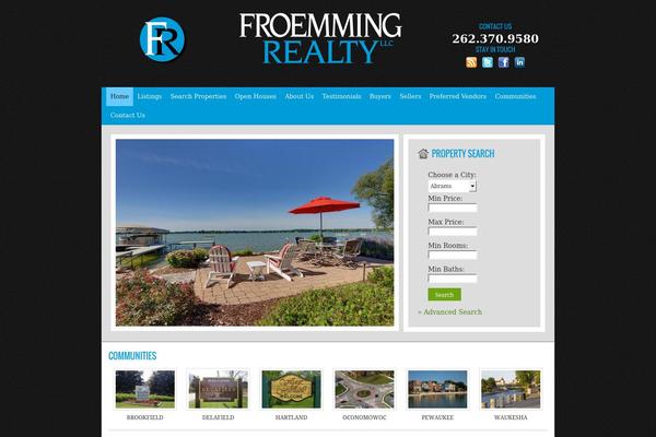 Agentpress Two theme site design template sample