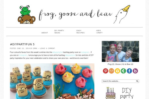 froggooseandbear.com site used Foodie