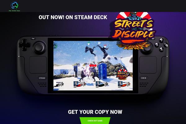 PlayerX theme site design template sample