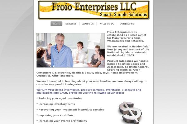 froioenterprises.com site used Custom_theme2
