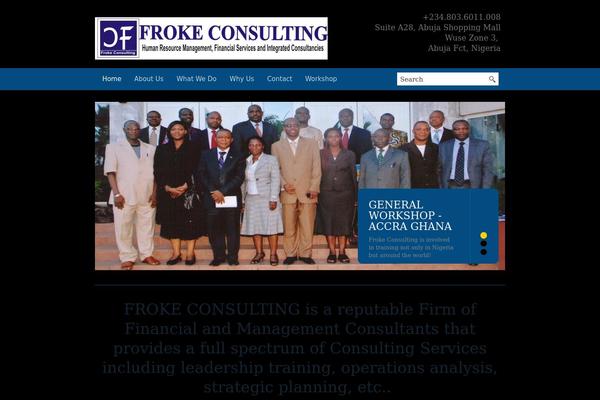 Business Pro theme site design template sample