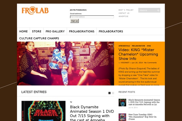 Oshine theme site design template sample