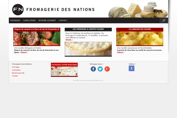 Vantage theme site design template sample