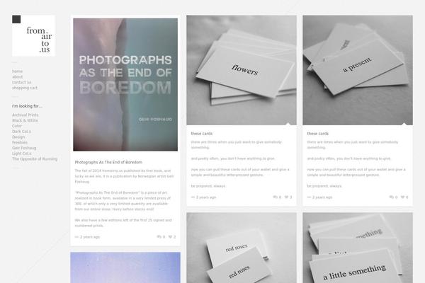 Gridlocked theme site design template sample