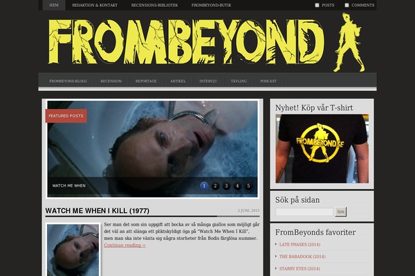 Obscure theme site design template sample