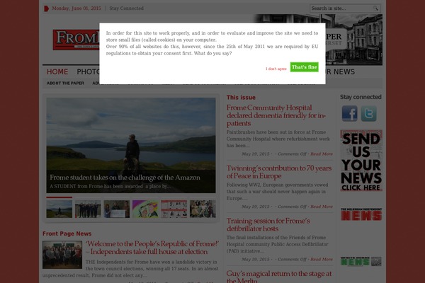 Advanced Newspaper theme site design template sample