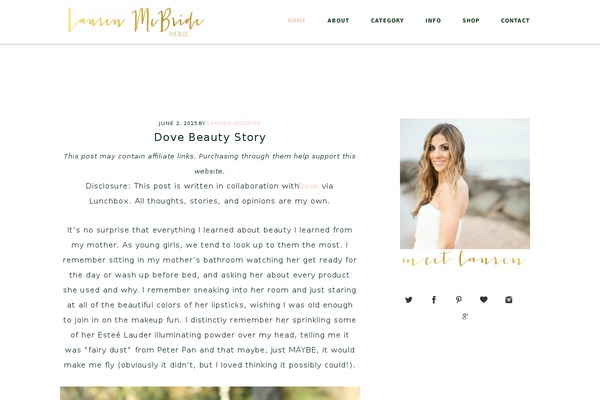 Lifestyle Pro theme site design template sample