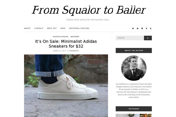 fromsqualortoballer.com site used Wp_olsen5-v1.1