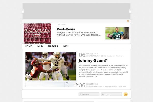 Connect theme site design template sample