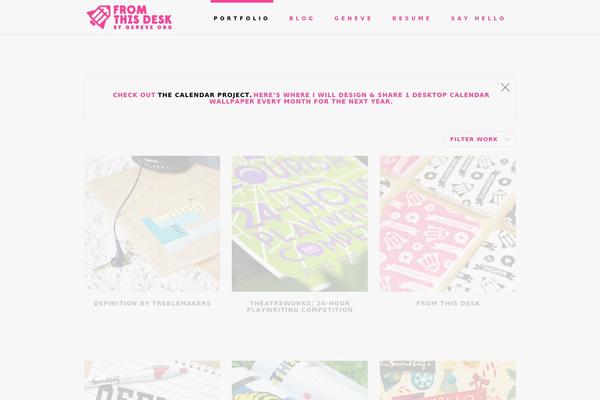 Stardust theme site design template sample