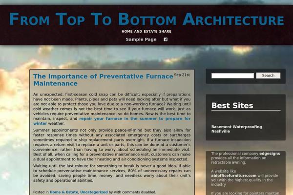 Adventure theme site design template sample