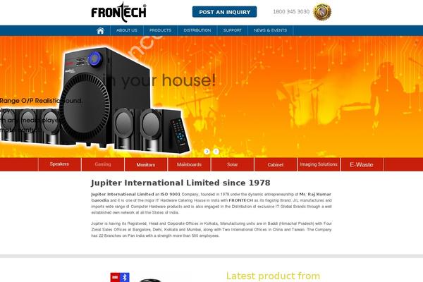 frontech theme websites examples