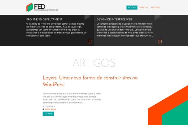 Layers theme site design template sample