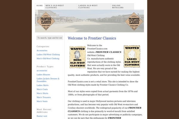 frontierclassics.biz site used Thesis_189