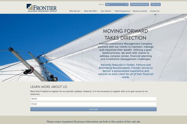 FoundationPress theme site design template sample