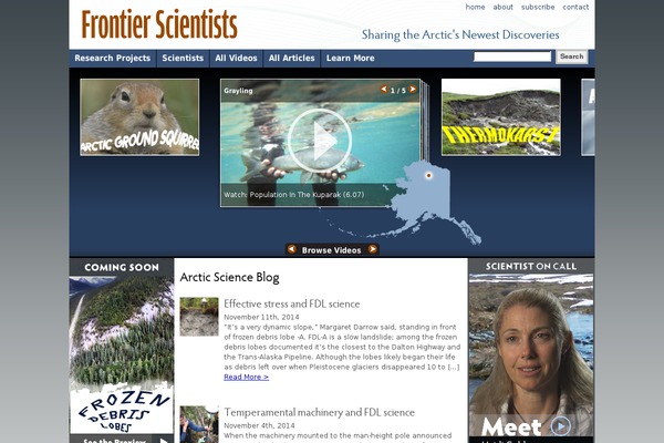 Alpine theme site design template sample