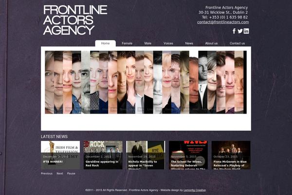 Site using Accordion Image Menu plugin