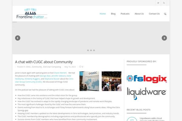 Durus theme site design template sample