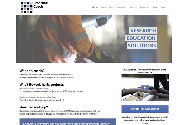 Strata theme site design template sample