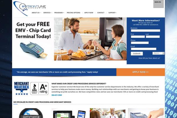 Finex theme site design template sample