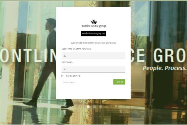 Site using Simple-intranet plugin