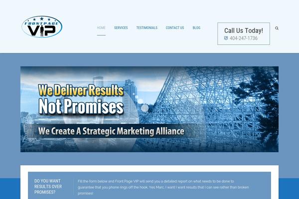 Pressive theme site design template sample