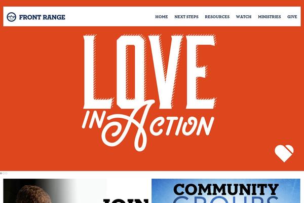 Church-emphasis theme site design template sample