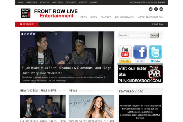 Backstreet theme site design template sample