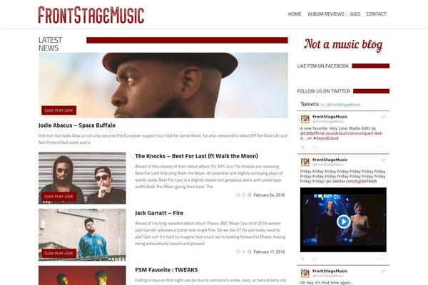 TrendyBlog theme site design template sample