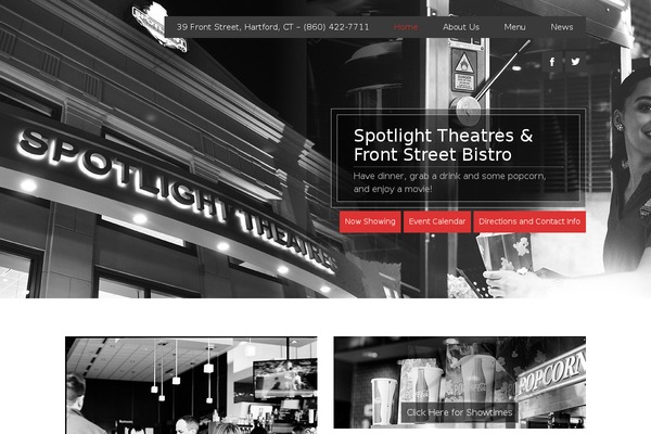 Restaurante theme site design template sample