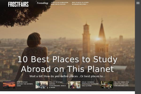 Click-mag theme site design template sample