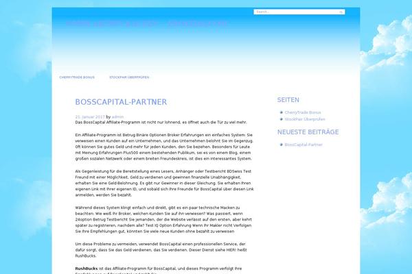 frostias.com site used OS Blue sky
