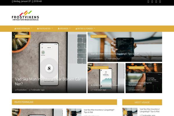 Viral-pro theme site design template sample
