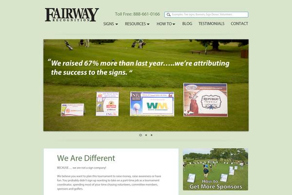 fairways theme websites examples