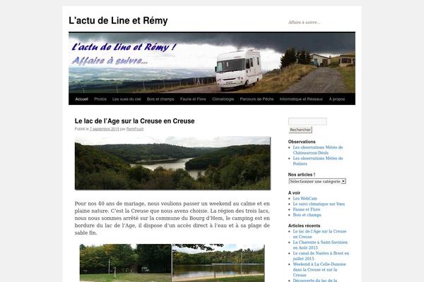 Twenty Ten theme site design template sample