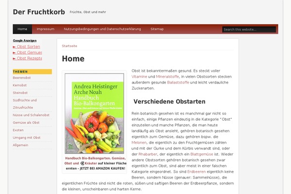 Esplanade theme site design template sample