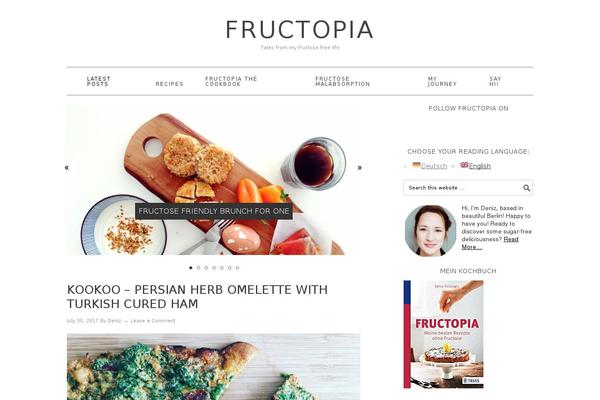 fructopia.de site used Foodie Pro