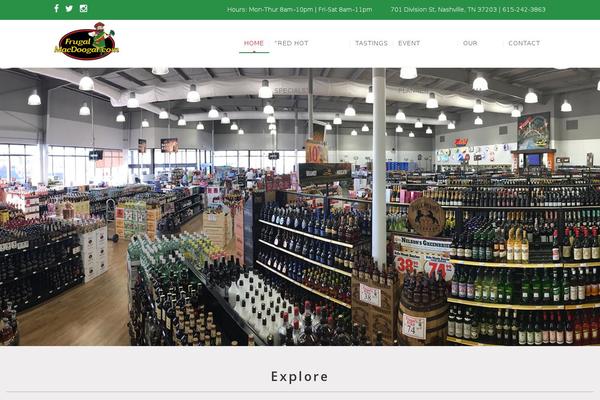 NUVO theme site design template sample