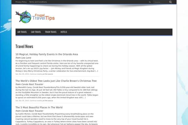 Jarida theme site design template sample