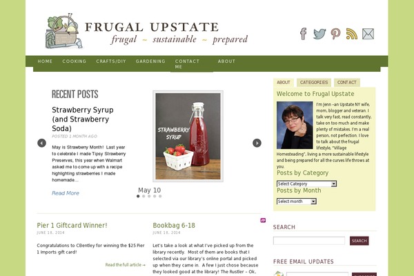 Site using Pinterest "Pin It" Button plugin
