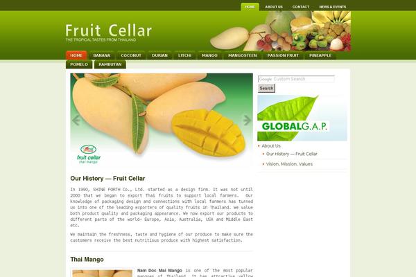 Greeny theme site design template sample