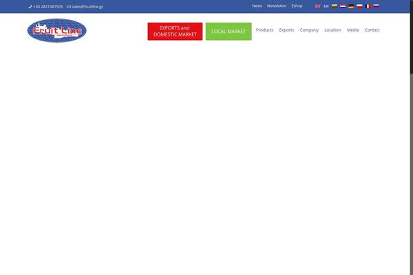 fruitline.gr site used Gxgtheme