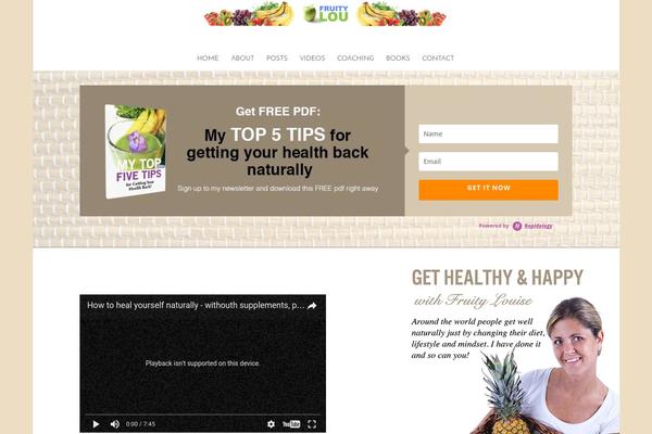Enfold theme site design template sample