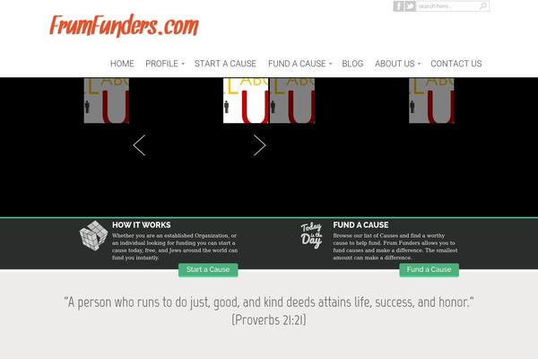 frumfunders.com site used Fundler-theme-master