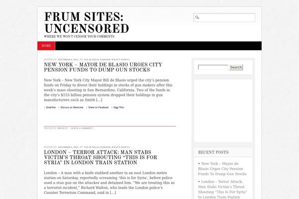 Diginews theme site design template sample